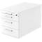 Caisson mobile, 3 tiroirs, 1 tiroir-plumier, l. 428 x P 800 x H 512 mm, blanc