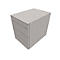 Caisson mobile SOLUS PLAY, 1+ 3 tiroirs, sans poignée, l. 430 x P 600 x H 562 mm, ceramic grey
