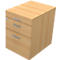 Caisson roulant ARLON OFFICE, L 420 x P 560 x H 585 mm, décor hêtre