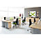 Caisson roulant ARLON OFFICE, L 420 x P 560 x H 585 mm, décor hêtre