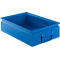 Caja apilable Schäfer Shop Select, 16 l, 100 kg, L 478 x An 307 x Al 120 mm, acero, RAL 5015 (azul cielo)