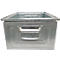 Caja apilable Schäfer Shop Select, perforada, con asas de caída, 26,5 l, 150 kg, L 449 x A 308 x A 201 mm, chapa de acero, galvanizada