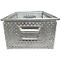 Caja apilable Schäfer Shop Select, perforada, con asas de caída, 26,5 l, 150 kg, L 449 x A 308 x A 201 mm, chapa de acero, galvanizada