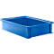 Caja apilable serie 14/6-2G, de polipropileno, con asa empotrada, capacidad 10,3 L, azul