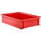 Caja apilable serie 14/6-2G, de polipropileno, con asa empotrada, capacidad 10,3 L, roja