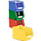 Caja con abertura frontal LF 322, plástico, 10,4 l, amarillo