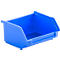 Caja con abertura frontal SSI Schäfer LF 110, polipropileno, L 92 x An 100 x Al 51 mm, 0,26 l, azul