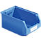 Caja con abertura frontal SSI Schäfer LF 321, polipropileno, L 343 x An 209 x Al 145 mm, 7,5 l, azul