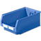 Caja con abertura frontal SSI Schäfer LF 532, polipropileno, L 500 x An 312 x Al 200 mm, 23,5 l, azul