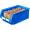 Caja con abertura frontal SSI Schäfer LF 532, polipropileno, L 500 x An 312 x Al 200 mm, 23,5 l, azul