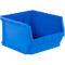 Caja con abertura frontal SSI Schäfer LF 543, plástico PP, L 500 x An 470 x Al 300 mm, 57 l, azul