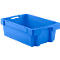 Caja con dimensiones norma europea EFB 642, 36 l, azul