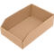 Caja de almacenaje con frontal abierto, L 300 x A 200 x A 100 mm, 5,5 L, 50 piezas
