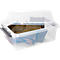 Caja de almacenaje Sunware Q-LINE, clips de cierre, transparente, apilable, 25 l, L 500 x A 400 x A 180 mm