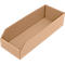 Caja de almacenamiento abierta, L 400 x A 150 x A 100 mm, 3,5 L, 50 piezas