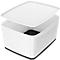 Caja de almacenamiento Leitz MyBox, DIN A4, para utensilios, blanco/negro