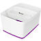 Caja de almacenamiento Leitz MyBox, DIN A4, para utensilios, blanco/violeta