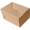 Caja de cartón con base de autocierre, DIN A5, 229 x 164 x 50-115 mm, 10 piezas