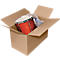 Caja de cartón para envíos, pared simple, 430 x 300 x 250 mm, DIN A3