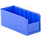 Caja de estantería RK 300 H, 6 compartimentos, azul