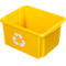 Caja de reciclaje Sunware Nesta, 32 l, L 455 x A 360 x A 240 mm, amarilla