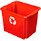 Caja de reciclaje Sunware Nesta, 45 l, L 455 x A 360 x A 360 mm, roja