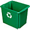 Caja de reciclaje Sunware Nesta, 45 l, L 455 x A 360 x A 360 mm, verde
