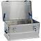 Caja de transporte Alutec CLASSIC 48, aluminio, 48 l, L 575 x An 385 x Al 270 mm, cerraduras de cilindro