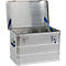 Caja de transporte Alutec CLASSIC 68, aluminio, 68 l, L 575 x An 385 x Al 375 mm, cerraduras de cilindro