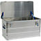 Caja de transporte Alutec CLASSIC 93, aluminio, 93 l, L 775 x An 385 x Al 375 mm, cerraduras de cilindro