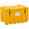 Caja de transporte y plataforma CEMO CEMbox 150, polietileno, 150 l, L 800 x W 600 x H 530 mm, apilable, amarillo