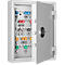Caja fuerte FORMAT ST 100 llaves, para 100 llaves, gris claro RAL 7035