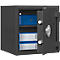 Caja fuerte MT 2, nivel de seguridad S 1 según EN 14450, 46 archivos de l/4, cerradura de doble paletón con 2 llaves, 1 estante, A 405 x P 385 x H 405 mm, gris grafito
