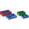 Caja insertable EK 3021, PP, azul, 20 unidades