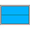 Caja insertable EK 6021, PP, azul, 20 unidades