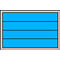 Caja insertable EK 6041 L, PP, azul, 20 unidades