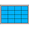 Caja insertable EK 6161, azul, 16 unidades