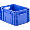 Caja norma europea serie MF 4220, de PP, capacidad 19,7 l, asidero, azul