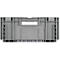 Caja norma europea serie MF 6170, de PP, capacidad 30,8 l, asidero, gris