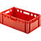 Caja para carne Euro Box, apta para alimentos, capacidad de 35,3 L, versión cerrada, roja