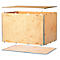 Caja plegable de madera, ½ dimensiones norma europea, contrachapado de abedul de 6 mm, L 780 x An 580 x Al 587 mm