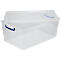 Cajas de almacenaje Really Useful Boxes, transparente, con tapa, 62 l, 5 unidades