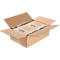 Cajas de cartón ondulado, 592 x 392 x 200 mm, rectangulares, 10 piezas