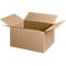 Cajas de embalaje de cartón ondulado, ancho 110 x fondo 160 x alto 130 mm, tamaño A6,