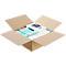 Cajas de embalaje de cartón ondulado, ancho 392 x fondo 392 x alto 150 mm, cuadradas