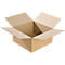 Cajas de embalaje de cartón ondulado, ancho 392 x fondo 392 x alto 200 mm, cuadradas