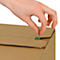 Cajas de envío Grünmarie®, 150 x 100 x 150 mm, optimizadas para paletas, fondo automático, hasta 20 kg, 100% reciclable, cartón ondulado FSC®, marrón, 20 unidades
