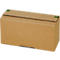 Cajas de envío Grünmarie®, 200 x 100 x 100 mm, optimizadas para paletas, fondo automático, hasta 20 kg, 100% reciclable, cartón ondulado FSC®, marrón, 20 unidades