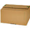Cajas de envío Grünmarie®, 234 x 169 x 60-125 mm, formato A5/altura variable, fondo automático, hasta 20 kg, 100 % reciclable, cartón ondulado FSC®, marrón, 20 unidades.