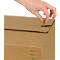 Cajas de envío Grünmarie®, 309 x 221 x 140-230 mm, formato A4/altura variable, fondo automático, hasta 20 kg, 100 % reciclable, cartón ondulado FSC®, marrón, 10 unidades.